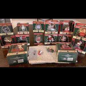CocaCola 1995-1996 ornaments and stocking hangers